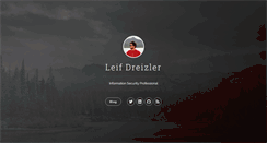 Desktop Screenshot of leifdreizler.com